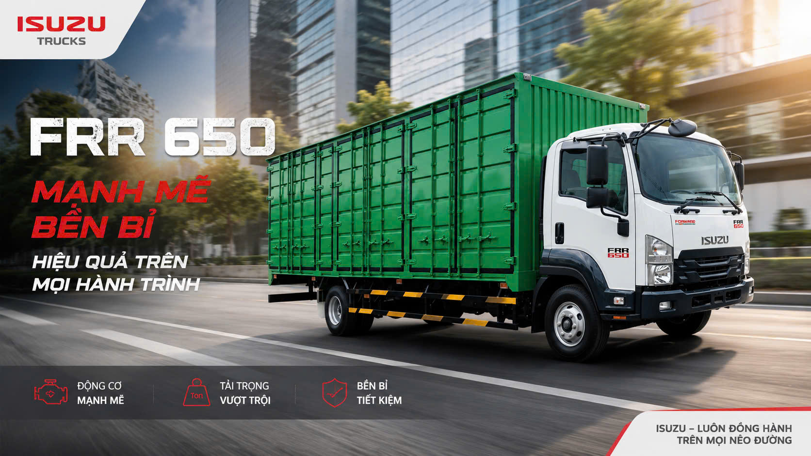 isuzu frr thung container
